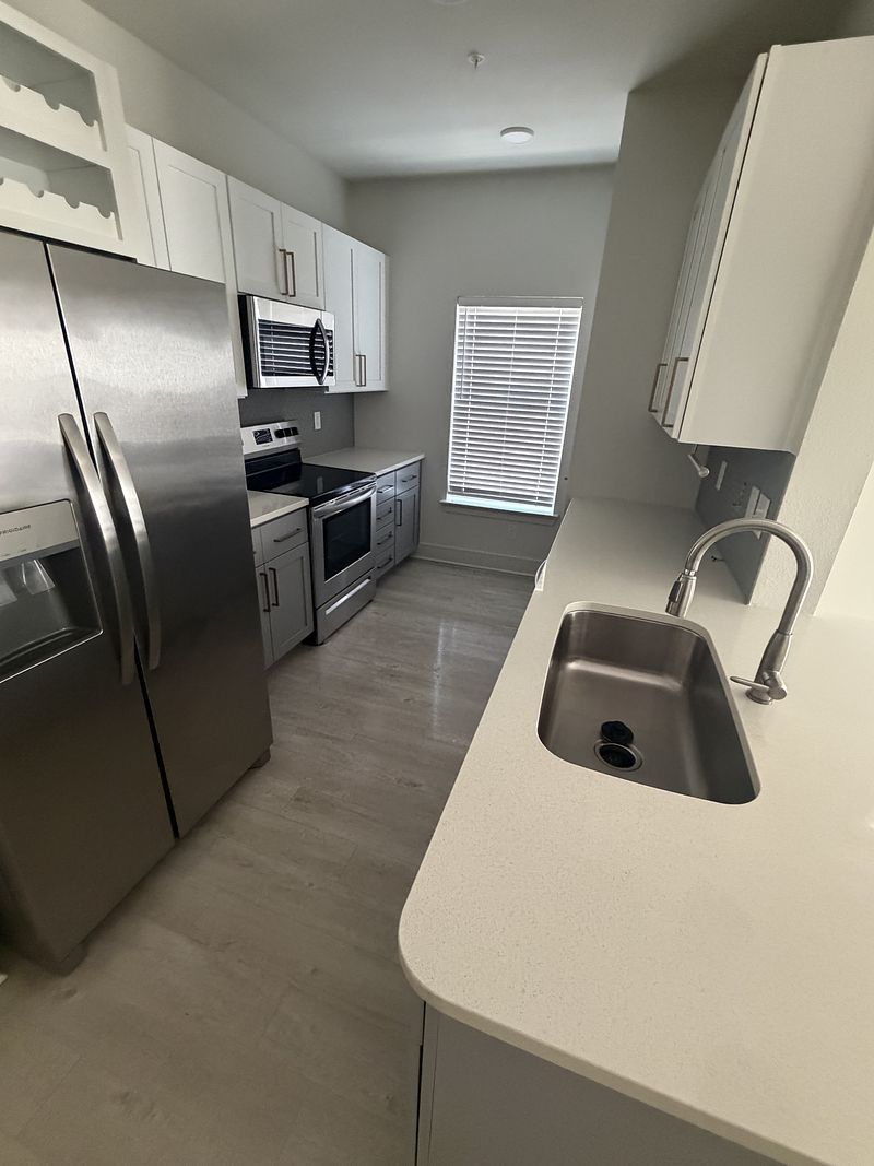 Galley kitchen cleaned by 2Clean Escapes