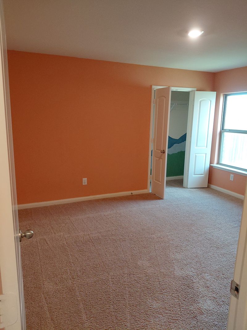 Vacant room cleaned and turned over by 2Clean Escapes