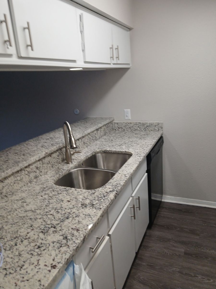 Kitchen after cleaning — reset and detailed